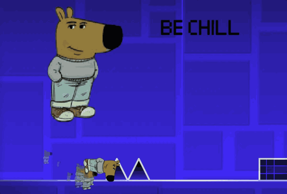 Play game Chill Guy Geometry Dash